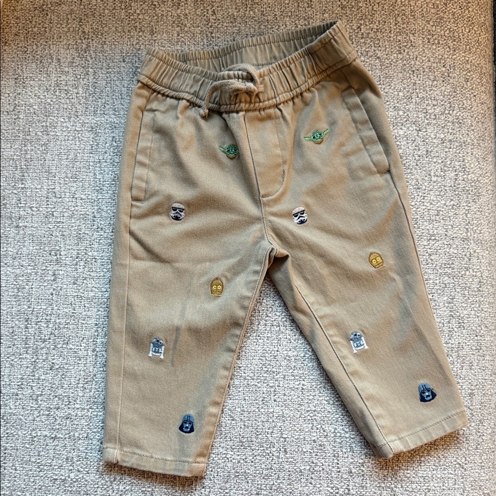 Janie and Jack Star Wars Twill Jogger 6-12mo